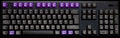Tai-Hao Purple Playing Cards 16-Key Cubic Profile Double Shot ABS Translucent Keycap Set