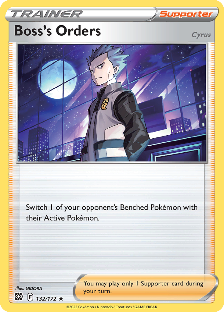 Boss's Orders 132 172 Brilliant Stars Reverse Holofoil
