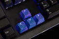 Tai-Hao Dark Purple & Blue Camo 23 Key OEM Profile TPR Rubberized Gaming Keycap Set