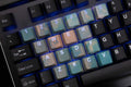 Tai-Hao Green & Peach Camo 23 Key OEM Profile TPR Rubberized Gaming Backlit Keycap Set