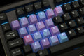 Tai-Hao Pink & Blue Camo 23 Key OEM Profile TPR Rubberized Gaming Backlit Keycap Set