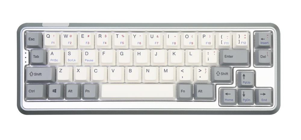 Varmilo Sword 2-49 Retro Grey Aluminum Hotswap Dye Sub PBT Mechanical Keyboard