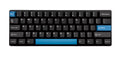 Vortex New POK3R Black Aluminum 60% Double Shot PBT Mechanical Keyboard