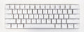Vortex New POK3R White Aluminum 60% White LED Double Shot PBT Mechanical Keyboard