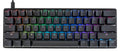 Vortex New POK3R Black Aluminum 60% RGB Double Shot PBT Mechanical Keyboard