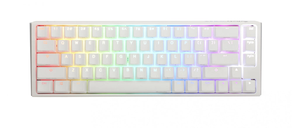Ducky One 3 SF Pure White 65% Hotswap RGB Mechanical Keyboard w/ Quack Mechanics