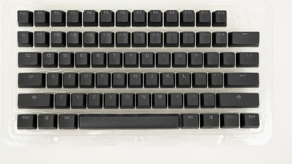 Vortex Black Backlit 126 Key OEM Profile Double Shot PBT Keycap Set