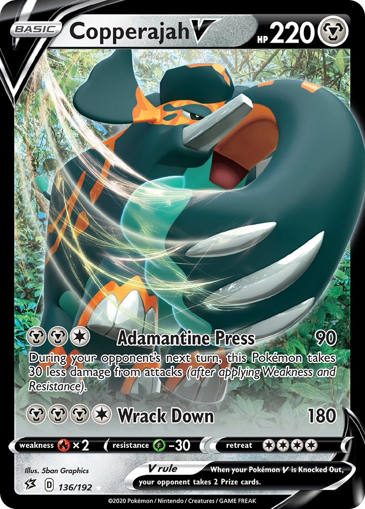 Copperajah V 136 192 Rebel Clash Holofoil