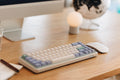 Varmilo Minilo VXH67 Eucalyptus 65% Wired Hotswap White LED Keyboard