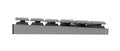 MK LowKey70 White Aluminum 75% Hotswap Bluetooth RGB Low Profile Mac Mechanical Keyboard
