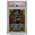 2023 Panini Mosaic Jake Haener #325 Rookie Autograph Red & Yellow Choice PSA 10