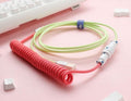 Ducky x MK Strawberry Frog Premicord Custom USB Cable w/ Coil
