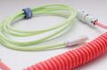 Ducky x MK Strawberry Frog Premicord Custom USB Cable w/ Coil