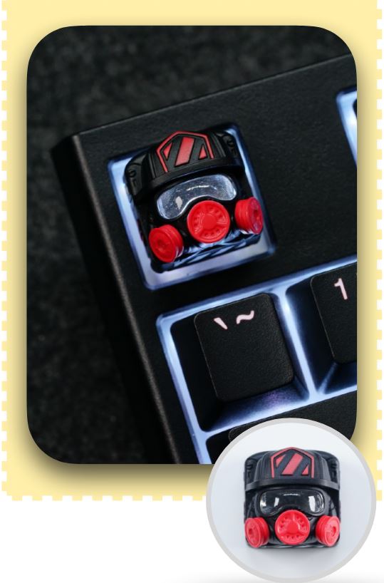 Hot Keys Project HKP Mad Doc Darkness Artisan Keycap