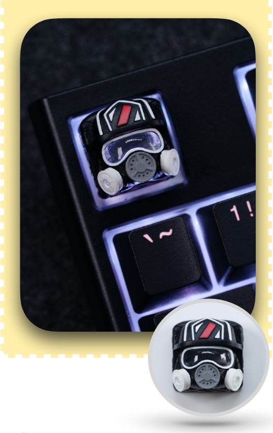 Hot Keys Project HKP Mad Doc Storm Artisan Keycap