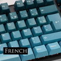 Tai-Hao Pine Green Gradient ISO French 141 Key Cubic Double Shot ABS Keycap Set