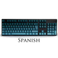Tai-Hao Pine Green Gradient ISO Spanish 141 Key Cubic Double Shot ABS Keycap Set