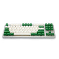 Tai-Hao Green & White 116 Key Cubic Profile Double Shot ABS Keycap Set