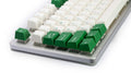 Tai-Hao Green & White 116 Key Cubic Profile Double Shot ABS Keycap Set