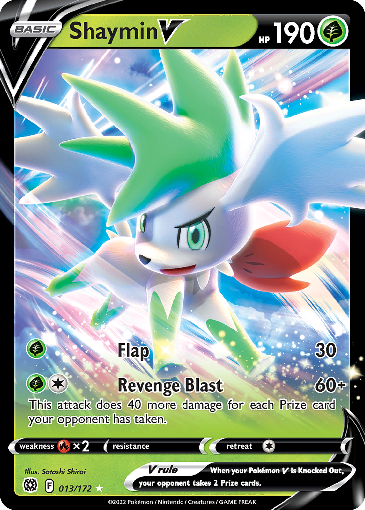 Shaymin V 13 172 Brilliant Stars Holofoil
