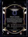 2020 Panini Select Philip Rivers #30 Tie-Dye Die-Cut /25