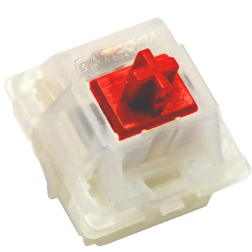 Gateron KS-3 Milky Red Pro 45g Linear Switch