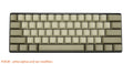 Gateron Dark Grey Blank 120 Key Gateron Profile PBT Keycap Set