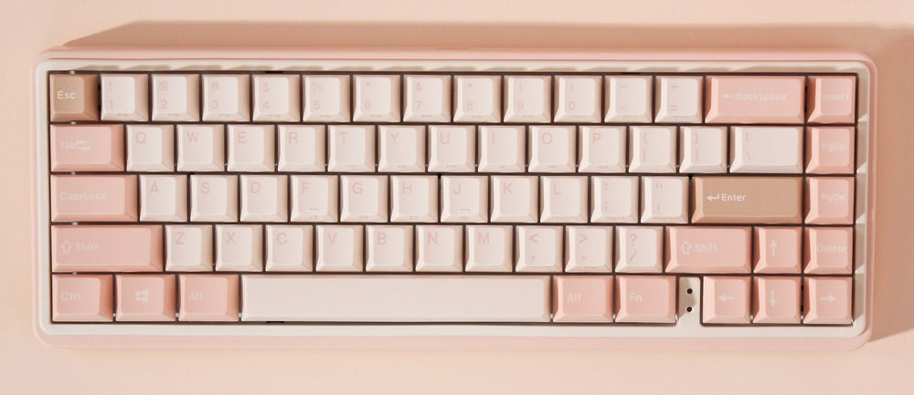 Varmilo Minilo VXH67 Mendozae 65% Wired Hotswap White LED Keyboard