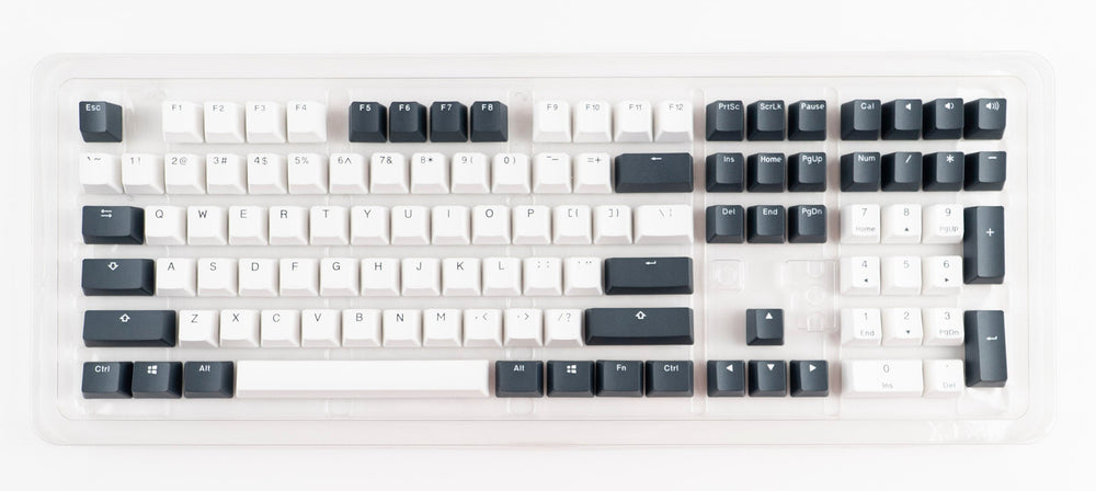 Ducky Tuxedo 108 Key OEM Profile PBT Double Shot Keycap Set