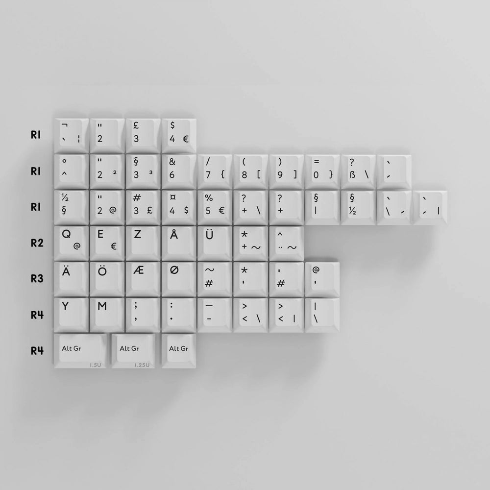 KBDFans PBTfans BOW International Kit 51 Key Cherry Profile Double Shot PBT Add-on Keycap Set