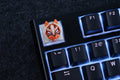Hot Keys Project HKP Kitsune White Orange Artisan Keycap