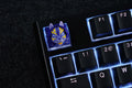 Hot Keys Project HKP Kitsune Blue Yellow Artisan Keycap