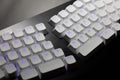 Tai-Hao White Rose 110 Key BOBO Profile Double Shot ABS Keycap Set