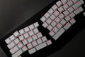 Tai-Hao White Rose 110 Key BOBO Profile Double Shot ABS Keycap Set