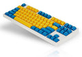 Leopold FC750RBT Yellow/Blue White Case PD TKL Bluetooth Mechanical Keyboard