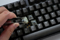 Ducky One 3 TKL Aura Clear Black Hotswap RGB Double Shot ABS Mechanical Keyboard