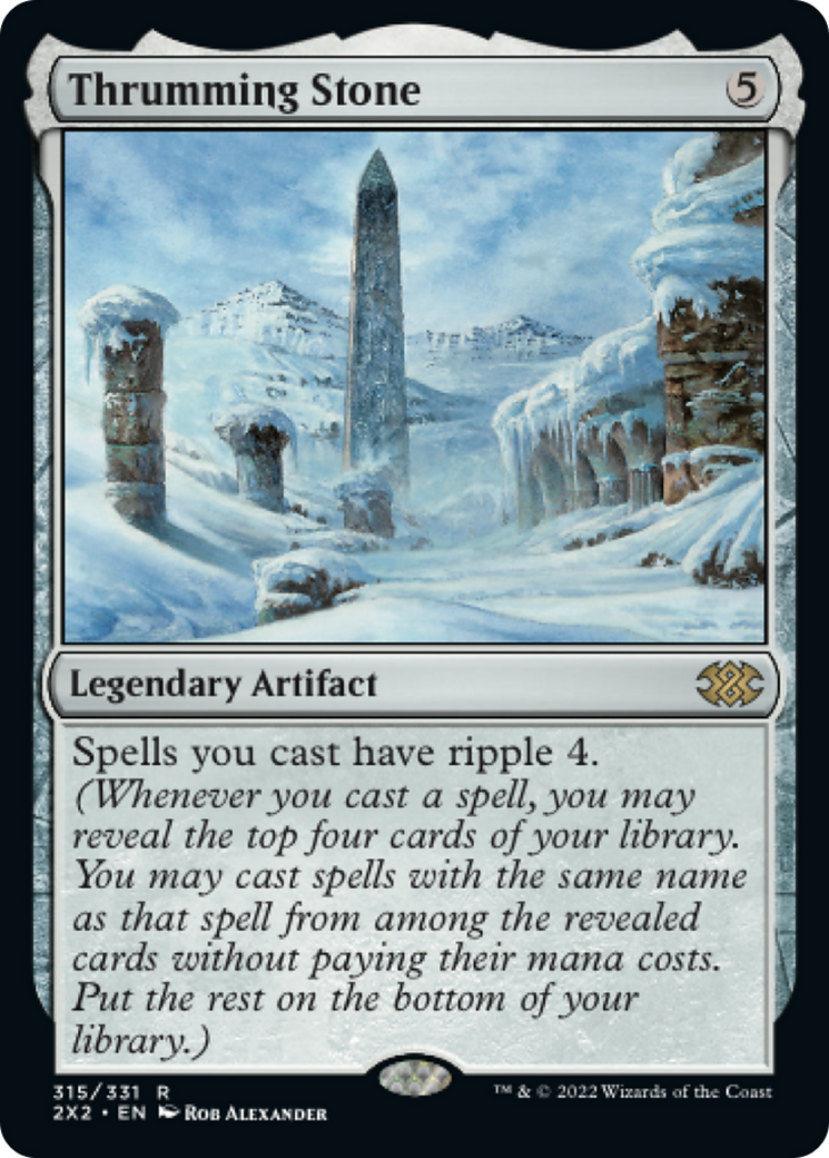 Thrumming Stone (2X2-315) - Double Masters 2022 Foil