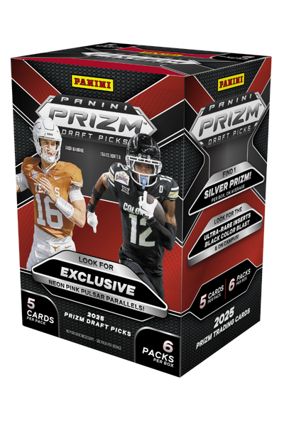 2025 Panini Prizm Collegiate Draft Football Hobby Blaster Box