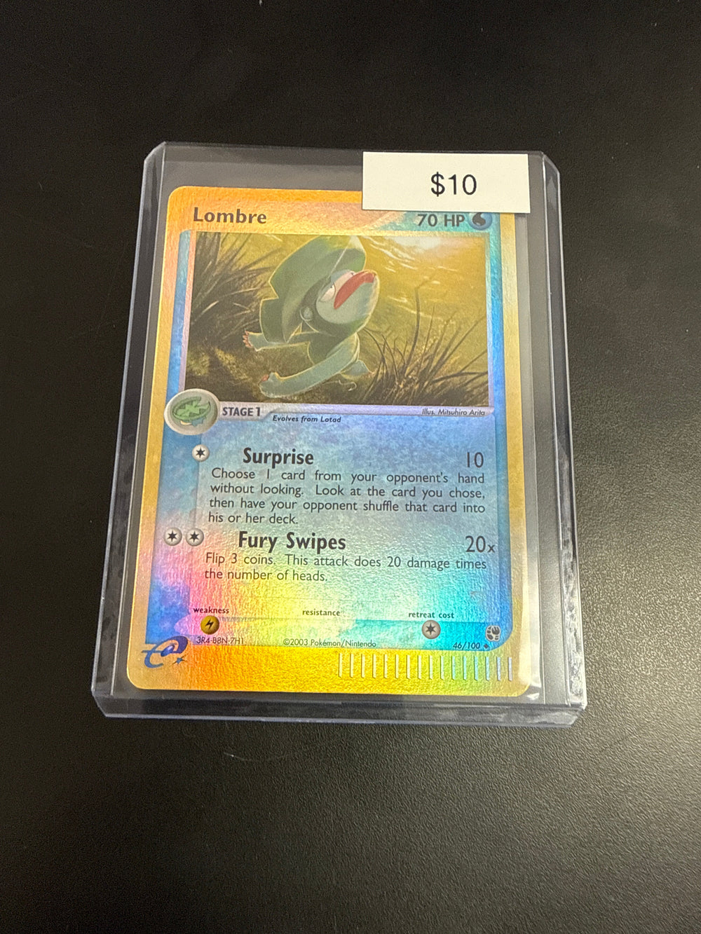 Pokemon Lombre Rev Holo #46/100