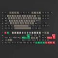 KBDFans PBTfans Dolch Base Kit 158 Key Cherry Profile Double Shot PBT Keycap Set