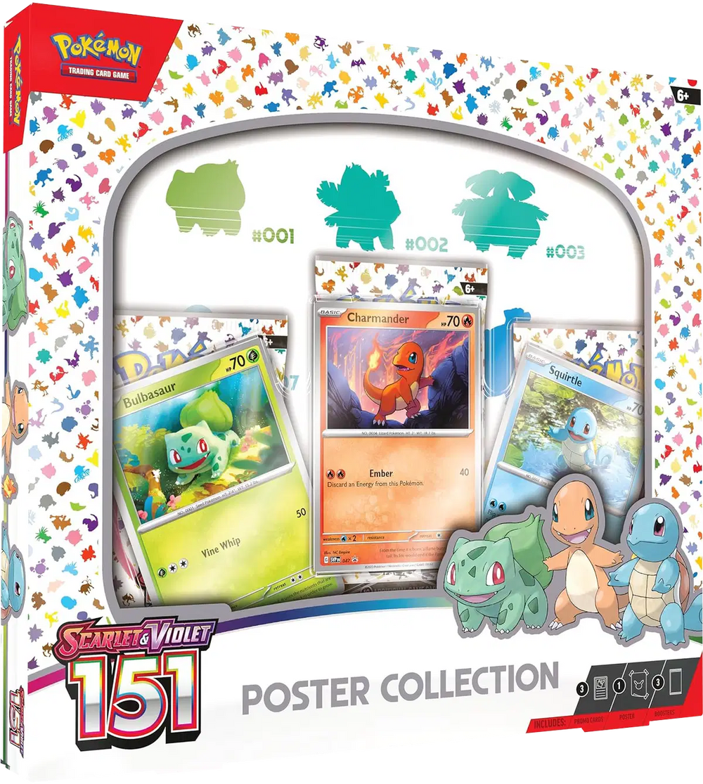 Pokémon TCG: 151 Poster Collection Box