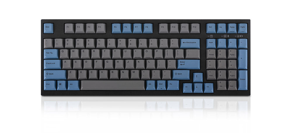 Leopold FC980MBT Grey/Blue Bluetooth PD Double Shot PBT Mechanical Keyboard