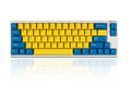 Leopold FC660MBT Yellow/Blue White Case 65% Bluetooth Double Shot PBT Mechanical Keyboard