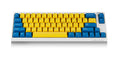 Leopold FC660MBT Yellow/Blue White Case 65% Bluetooth Double Shot PBT Mechanical Keyboard