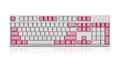 Leopold FC900RBT White/Pink Bluetooth PD Double Shot PBT Mechanical Keyboard