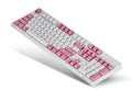 Leopold FC900RBT White/Pink Bluetooth PD Double Shot PBT Mechanical Keyboard
