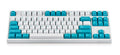 Leopold FC750RBT White/Mint TKL Bluetooth PD Double Shot PBT Mechanical Keyboard