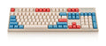 Leopold FC900RBT Coral/Blue Bluetooth PD Double Shot PBT Mechanical Keyboard