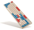 Leopold FC900RBT Coral/Blue Bluetooth PD Double Shot PBT Mechanical Keyboard