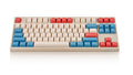 Leopold FC750RBT Coral/Blue Bluetooth TKL PD Double Shot PBT Mechanical Keyboard
